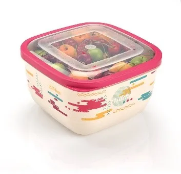 Elegant Trendy Eco-Friendly Plastic Kitchen Organizer Basket Tray From Turkey New Modern Style Food Saving Container for Lunch