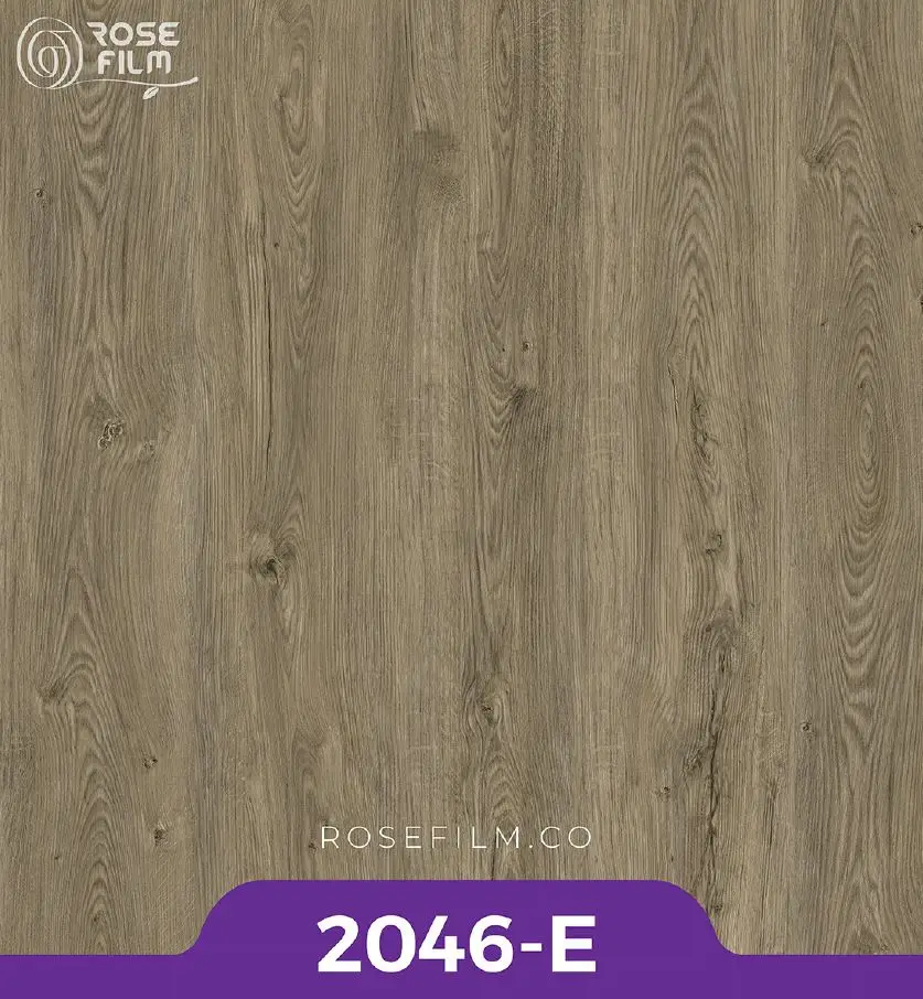 Lamination and Press Rolling PVC Covering Foil for MDF Furniture and Wall Panels Wood Grain Natural Design