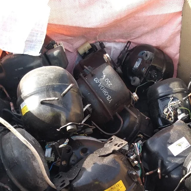 Ac and Fridge Compressor Scrap with Copper