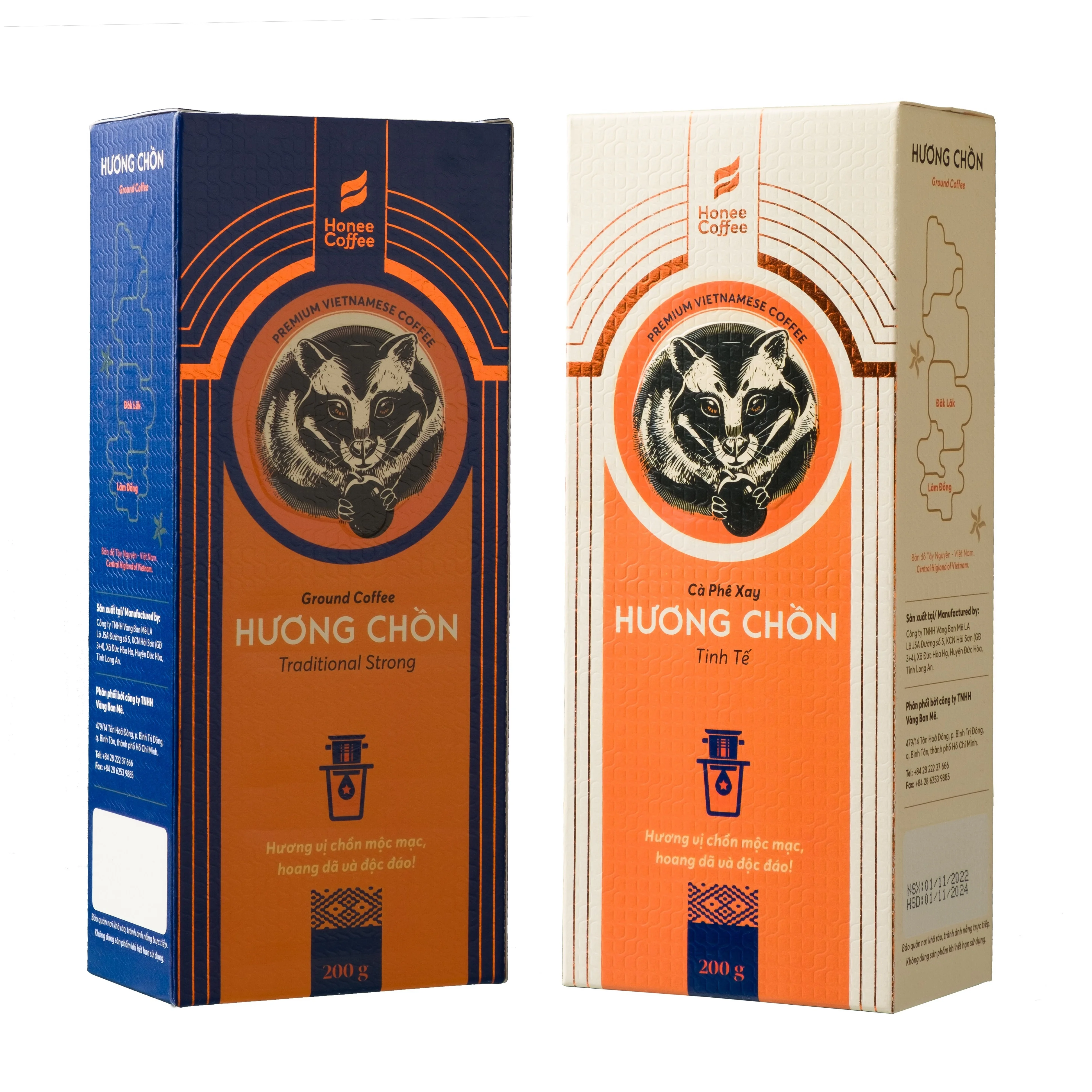 GROUND COFFEE HUONG CHON Sophisticated - 200g Made in Vietnam