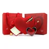 Portagioie cuore freccia di cupido-rosso