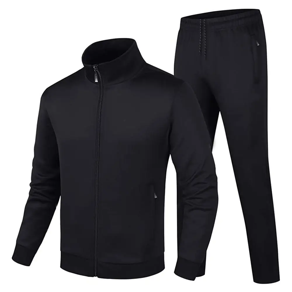 New Arrival Custom Design Men's Tracksuits 2 Pieces Full Zip Athletic