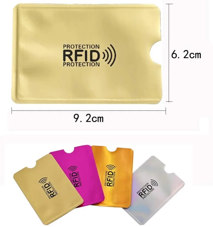 Custom Rfid Blocking Sleeves Card Blocker Holder Nfc Card Blocker Smart