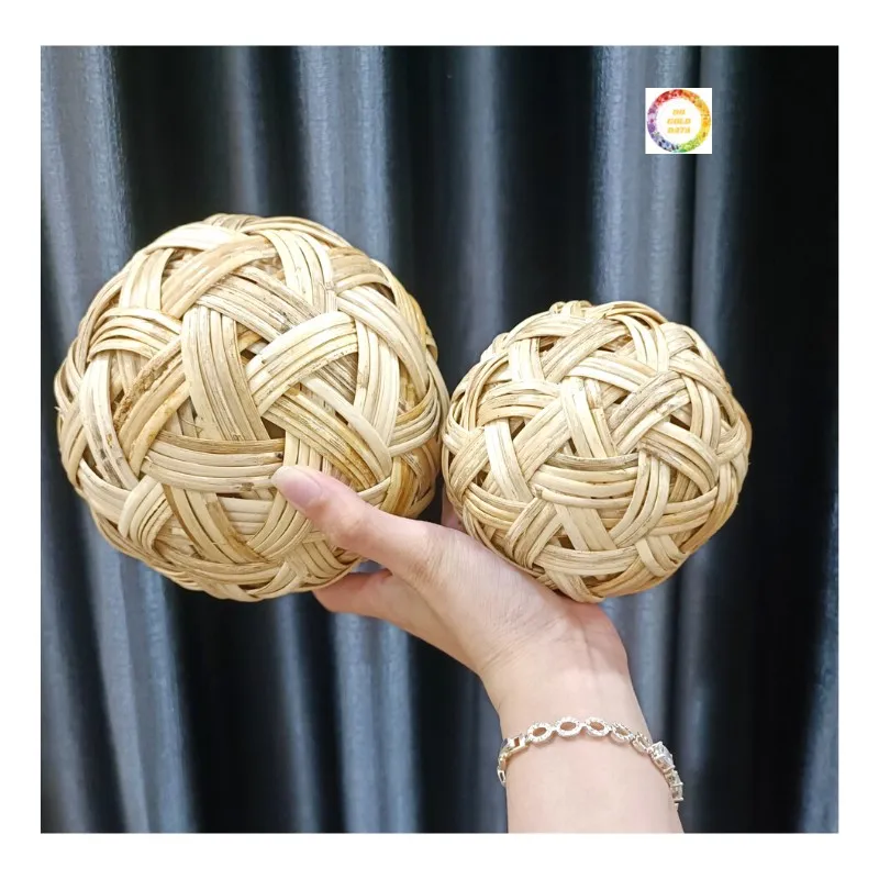 Decorative Rattan Balls Natural Round Rattan Ball Takraw Rattan Ball For Takraw Game Sport Cheap