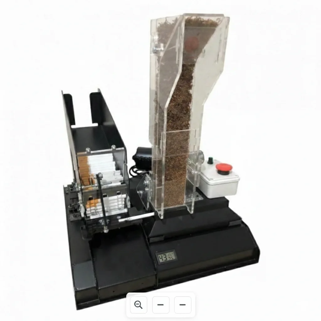 professional cigarette rolling machine Manual Precision Integrated Rail & Blade, Smooth Crank, Stable Base, Ergonomic Handle, Complete Tool Set for Easy Tobacco Filling & Paper Tube Rolling : Health & Household This machine is designed to work with both standard size Cigarette Rolling Machine, Manual Cigarette