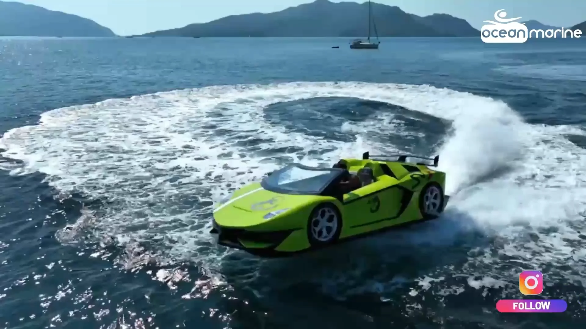 Ocean Jetcar Custom Lambo Water Sports Water Car For Entertainment And