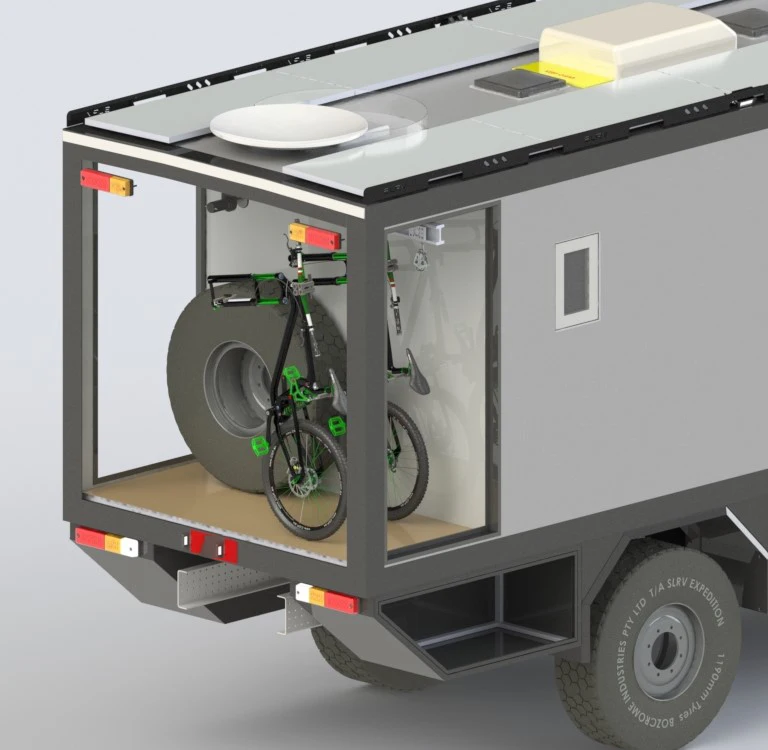 Expedition Truck Bed Camper - Luxury off-Road Motorhome