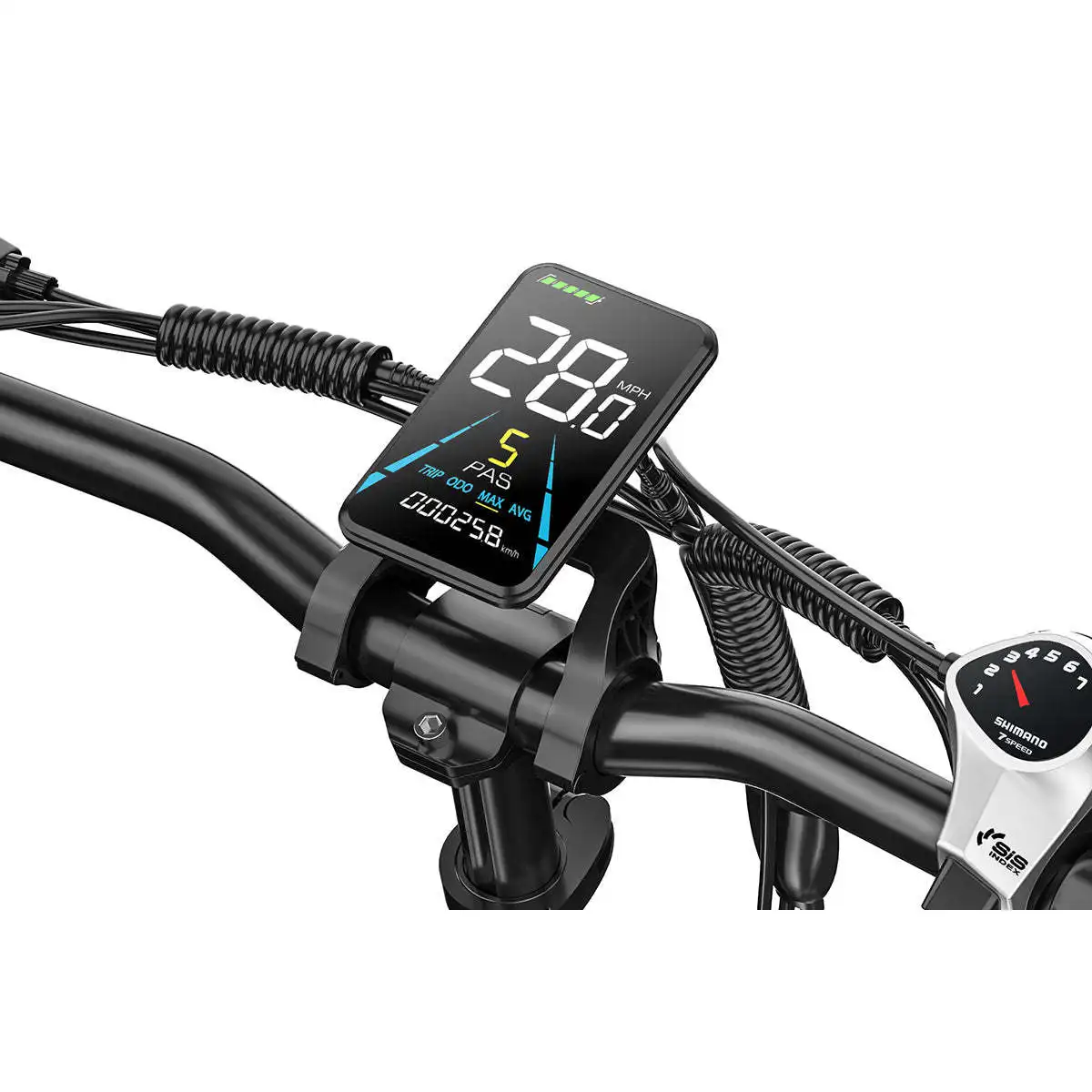 U3 Premium Electric Folding Bike with Full Suspension and Foldable Fat Tire Providing Comfort and Stability