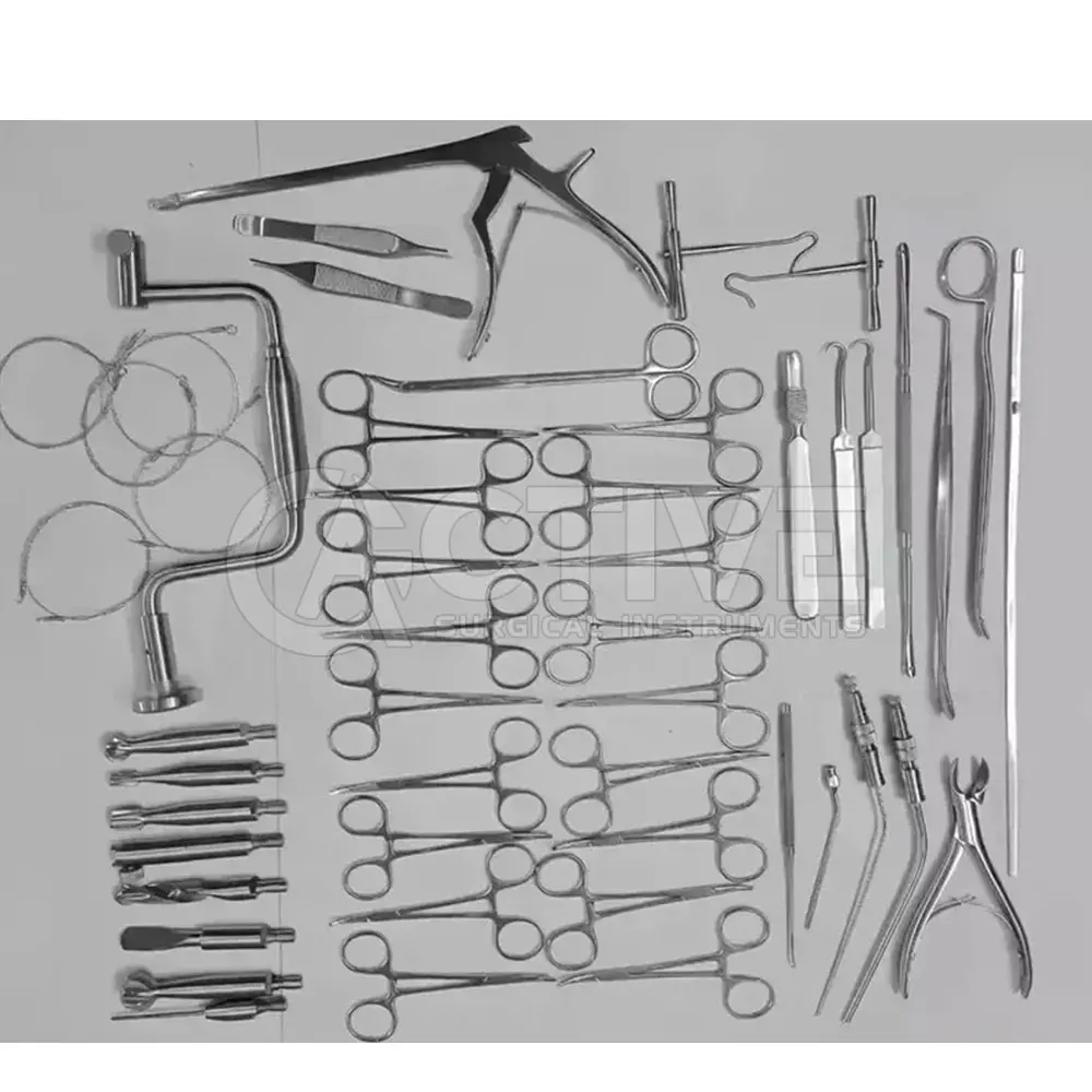 Cranio Instrument Set Craniotomy Surgical Set With Needle Holder For Hospital Neurosurgical ...