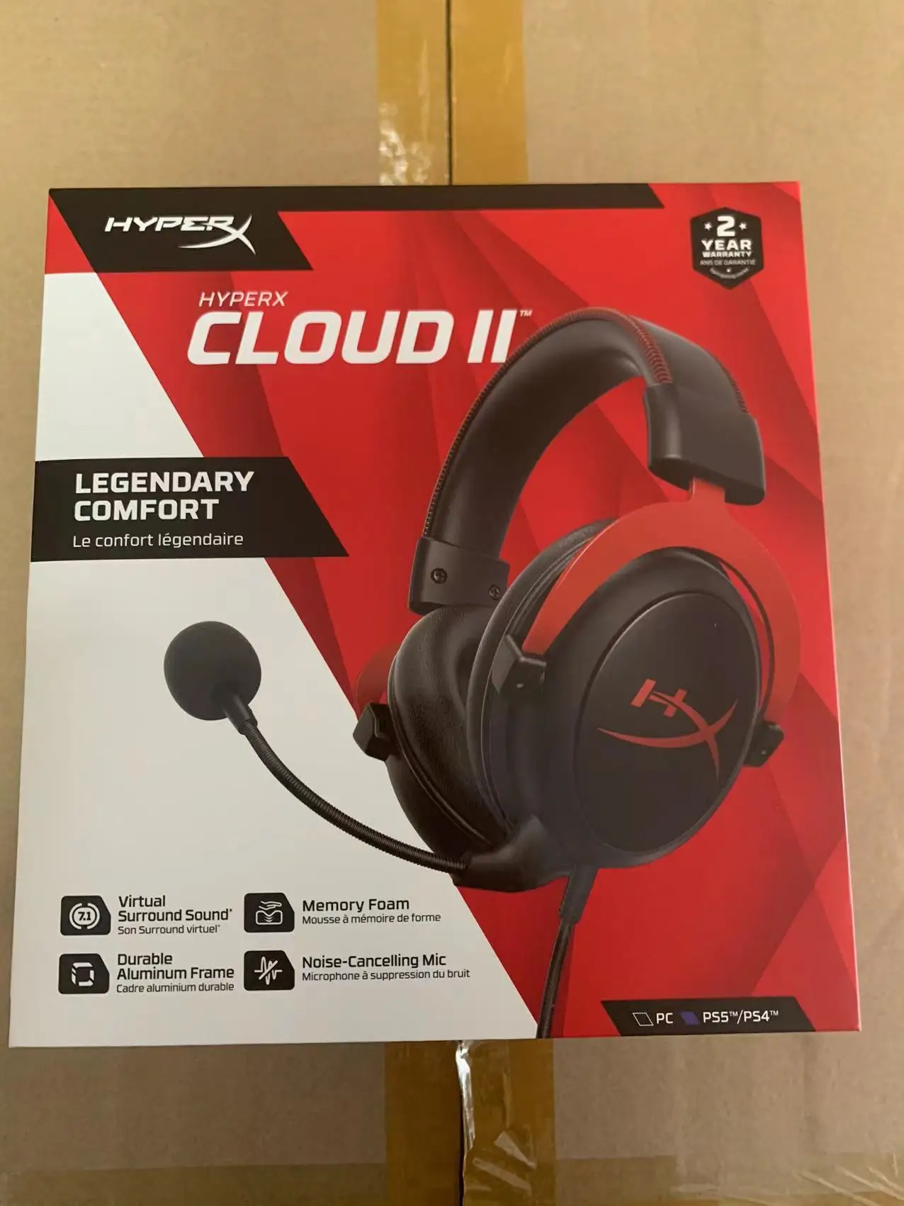 Original HyperX Cloud 2 II / Cloud 3 III Gaming Wire Headset With HiFi 7.1  Surround Sound Microphone Gaming Headphone For PC PS4