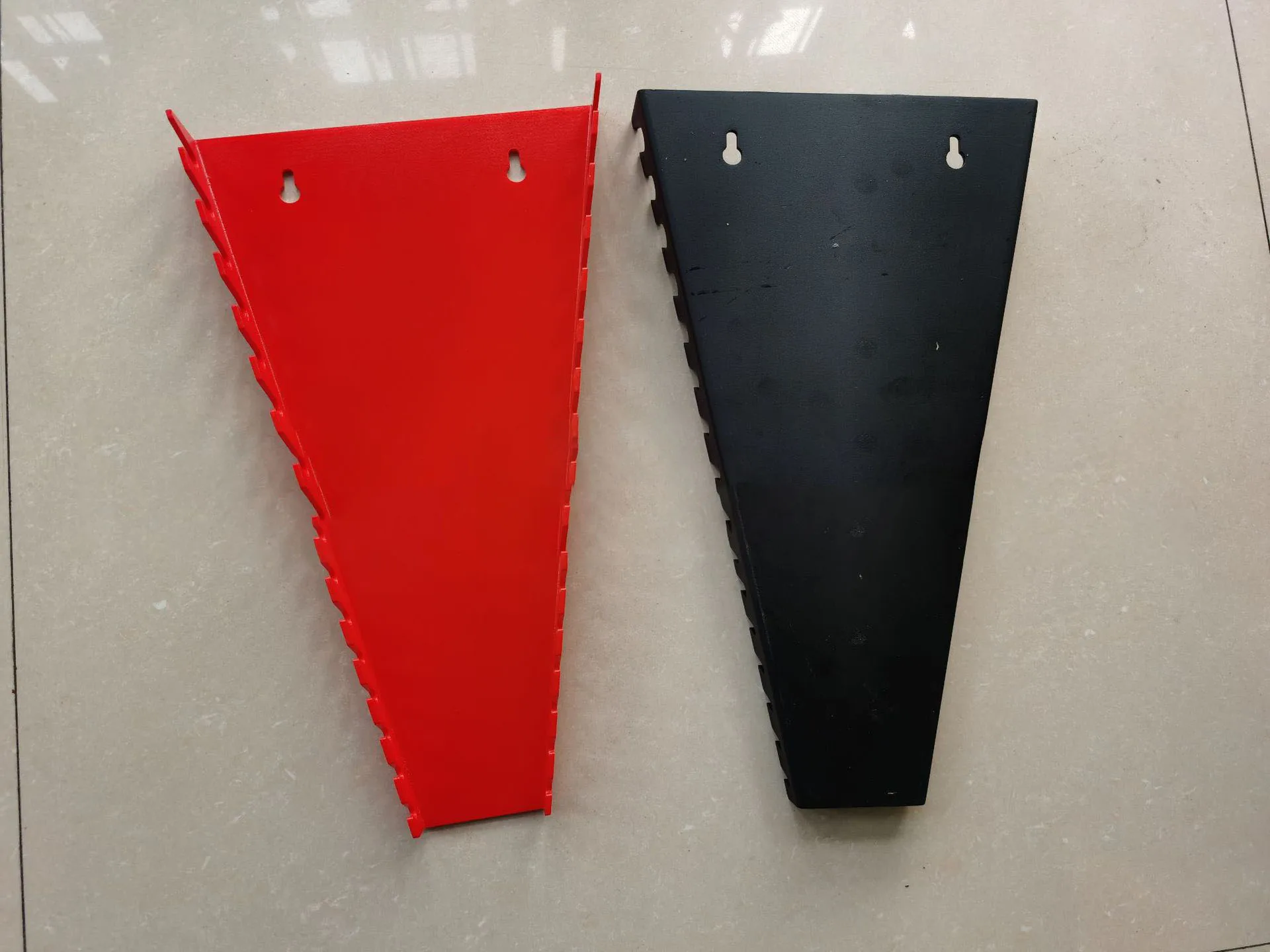 Manufacturing Standard Wrench Organizer,16 Tool,Red Standard Wrench