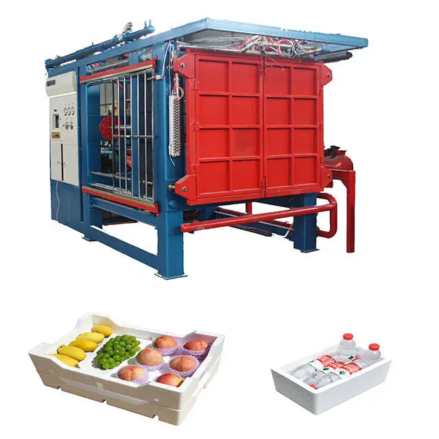 Factory Price New Automatic EPS Styrofoam Expandable Polystyrene Packing Machine Fish Box Shape Molding