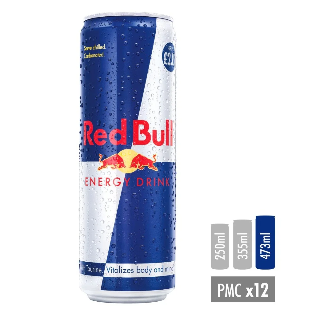 Red Bull Energy Drink 8 4 Oz 12 Oz Can 250ml Red Bull Energy Drink