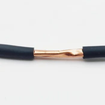 Low noise shielding flexible oxygen-free copper high-end dual-wire hi-fi quality cable coaxial speaker cable