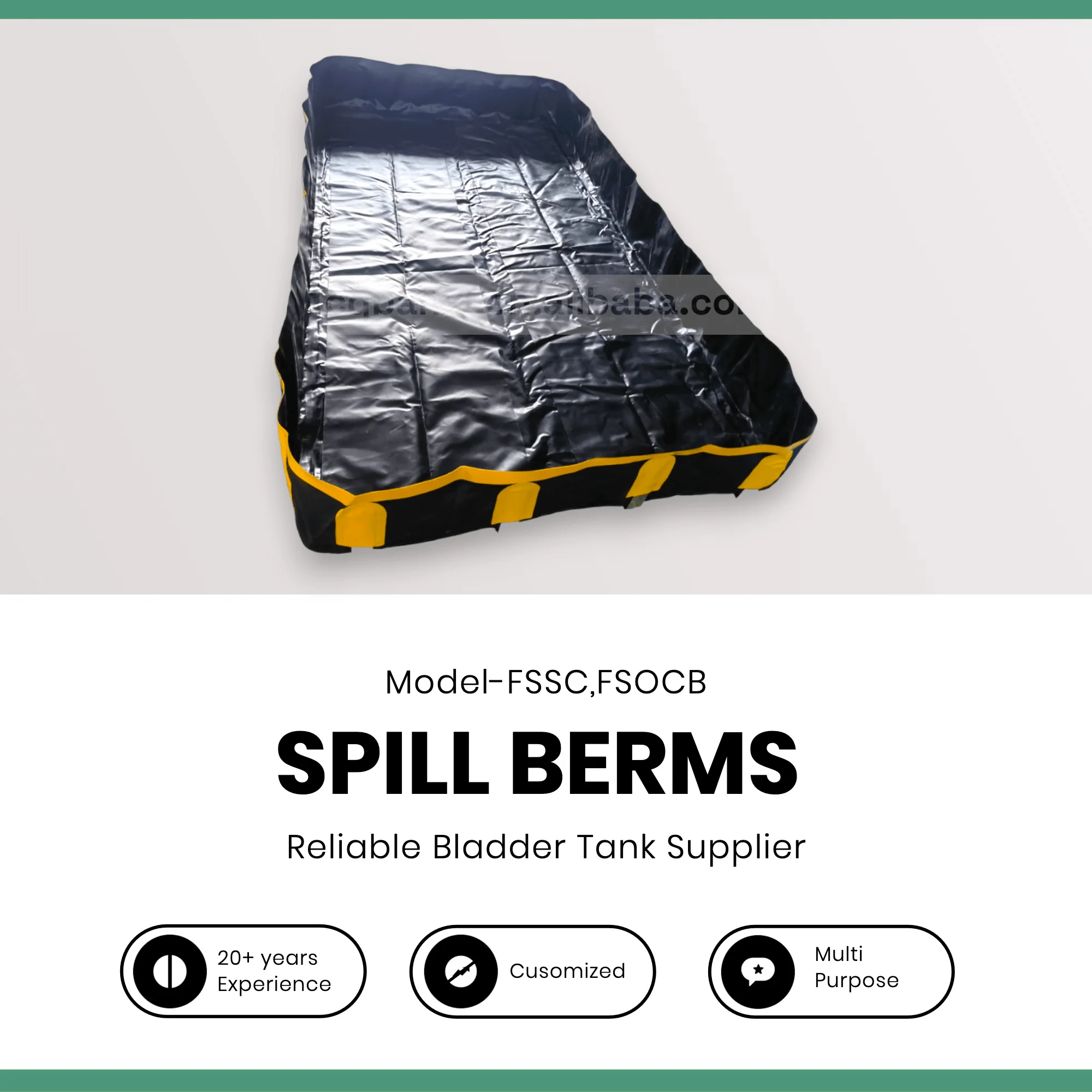 Best Selling Spill Containment Berm Oil Permanent Canada Portable Pvc