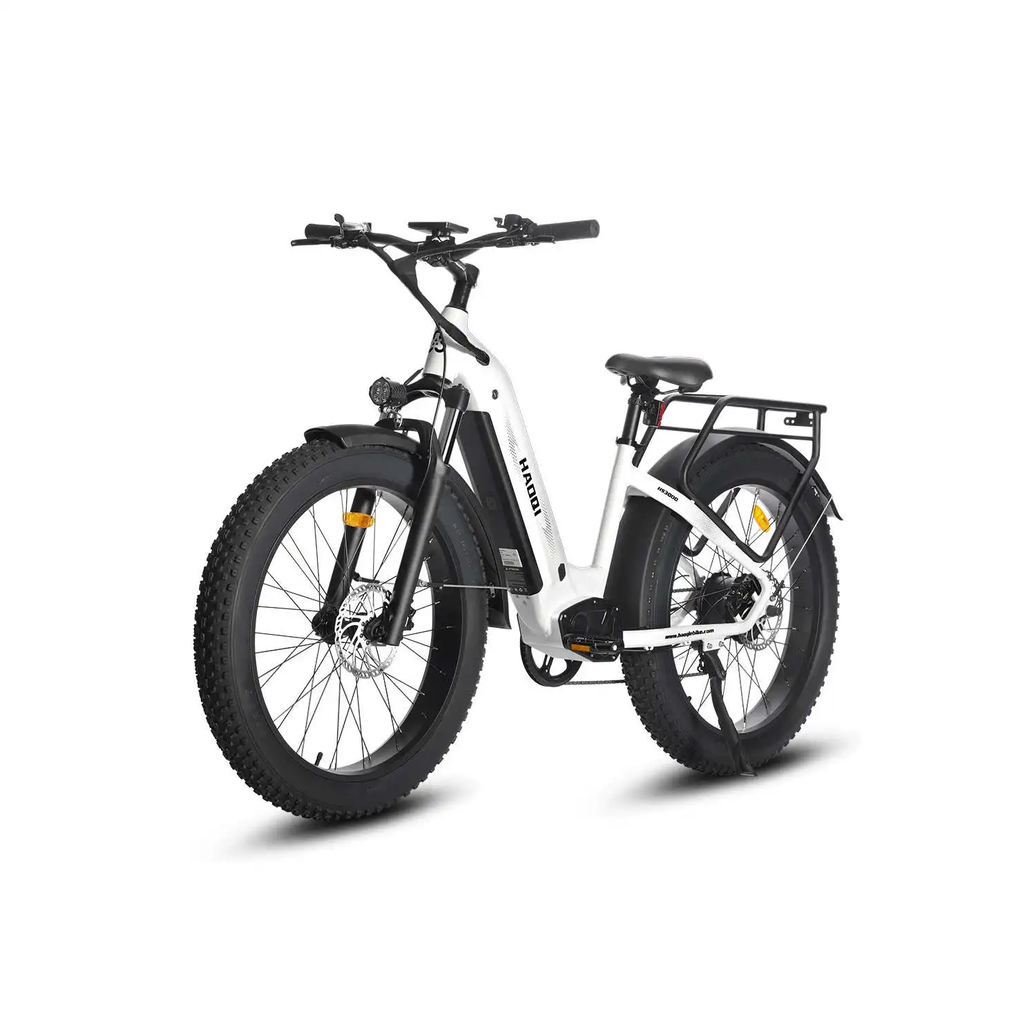 HAOQl All-Terrain White Eagle Elektro-Citybike – Vielseitiges E-Bike