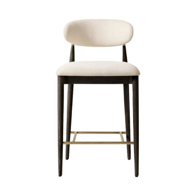 Modern Luxury High Leg Bar Chair Premium Quality New Product Made From Combination Wood with Metal Affordable Price