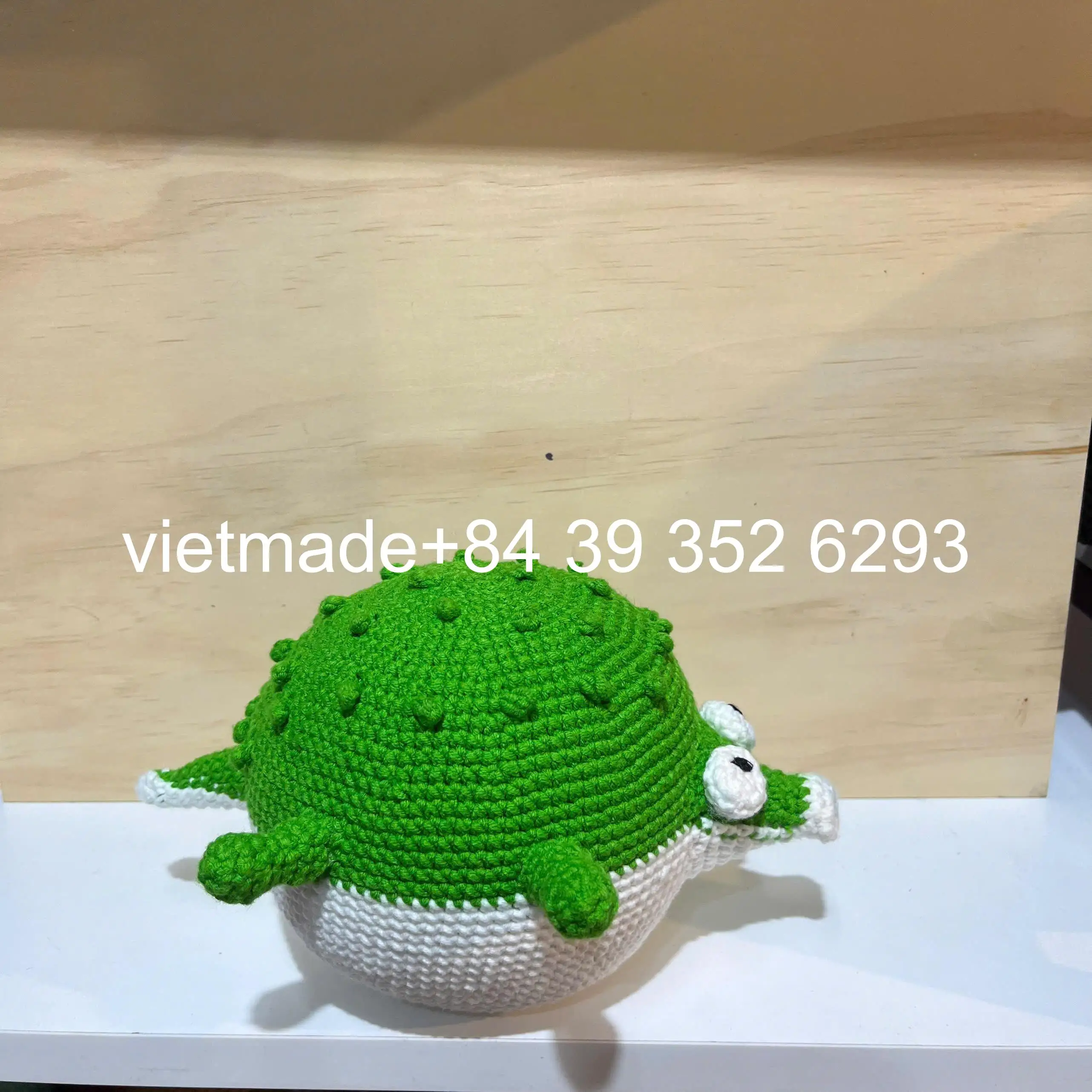 Direct Factory  Best Price 100% Handmade Cute Fat Crocodile Crochet Anime Toy Amigurumi Doll Birthday Christmas Gift for Kids