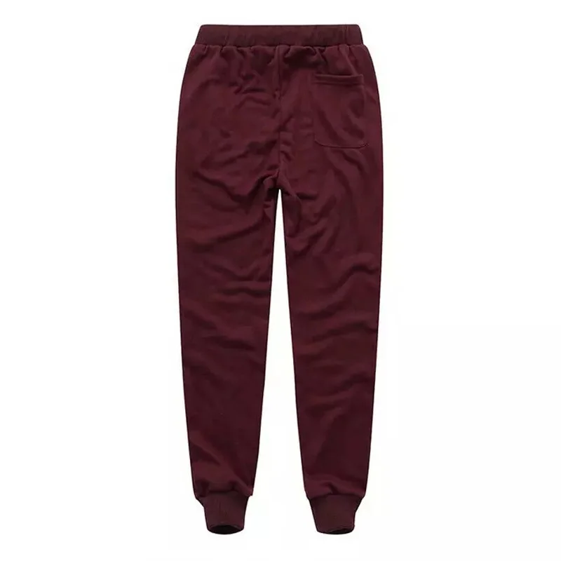 Sweatpants Men Cotton Made Stacked Sweat Pants Men Track Jogger Outdoor