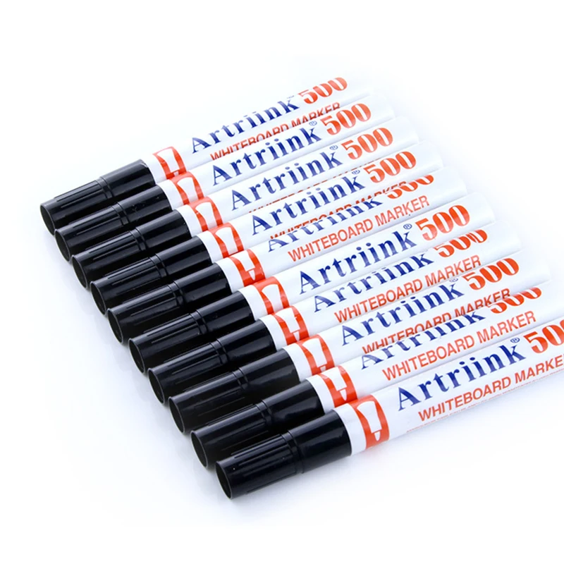 Artriink EK-500-12/коробка, черный, красный, синий цвет, на водной основе офис доски стираемый маркер для белой доски