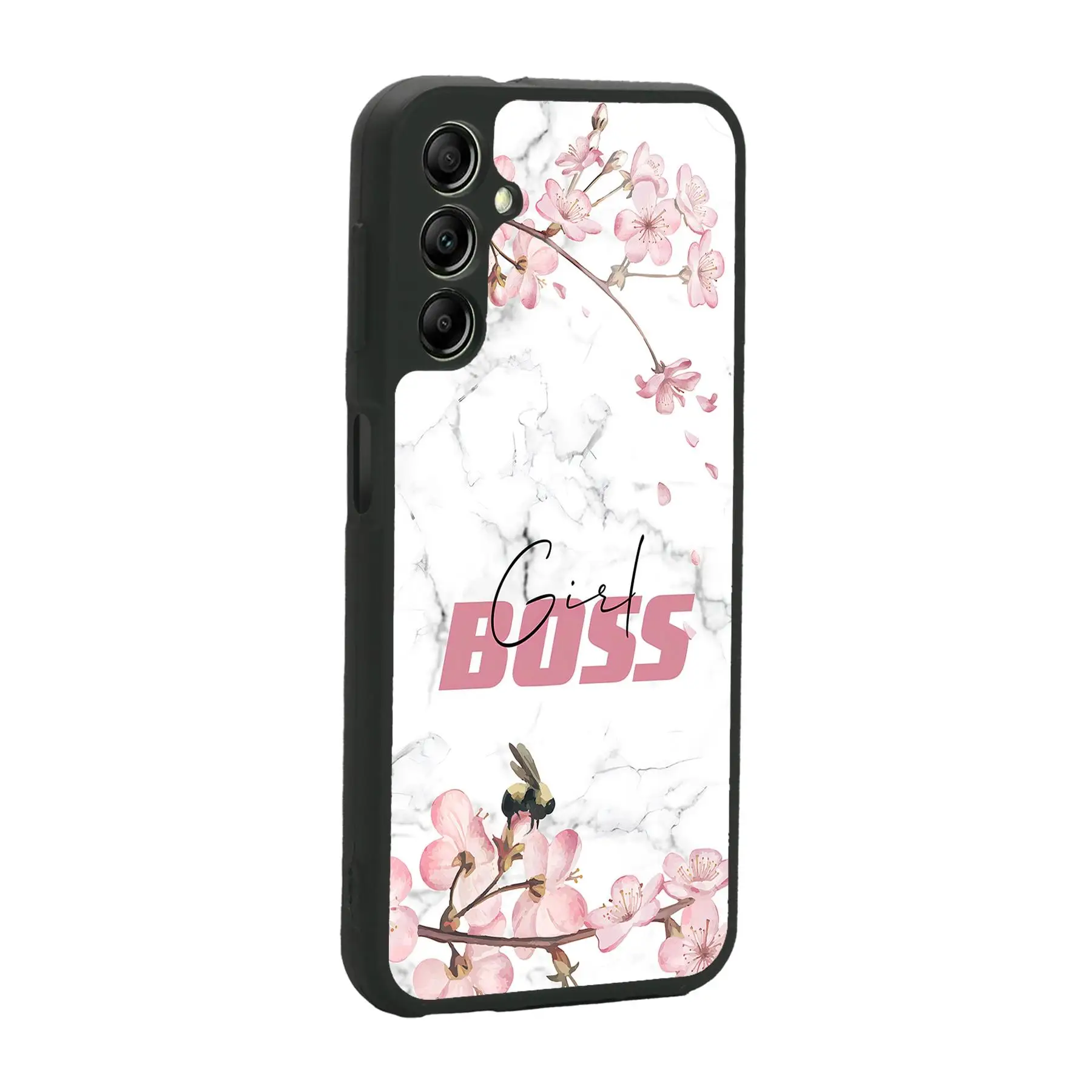 Samsung A04s Sakura Girl Boss Designed Glossy Phone Case