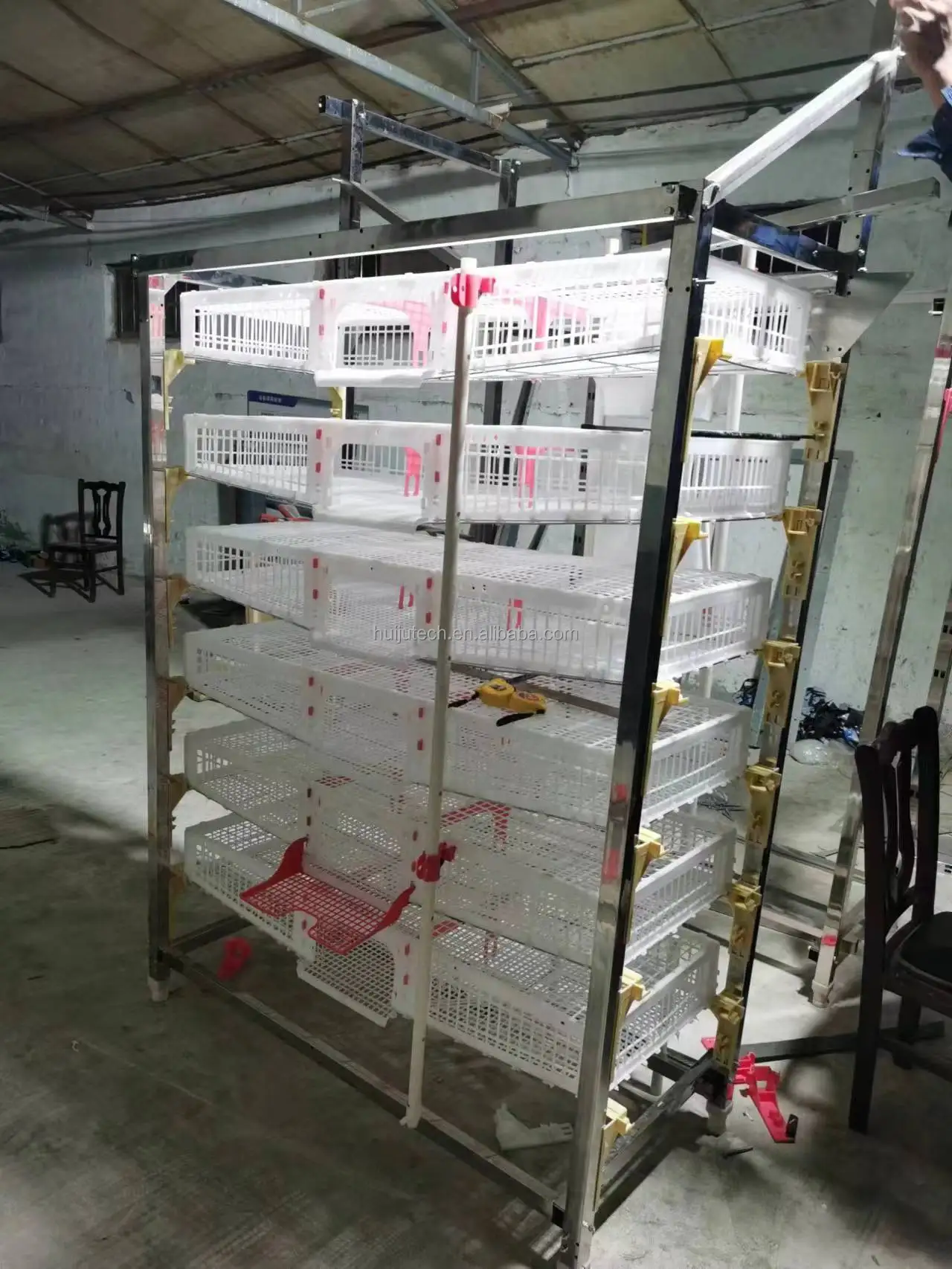H Type Farming Layer Quail Cage/plastic Quail Cages For Egg Production