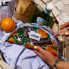 Jelly Lunar Flat Lay Makeup Pouch - Mediterranean Naranjas