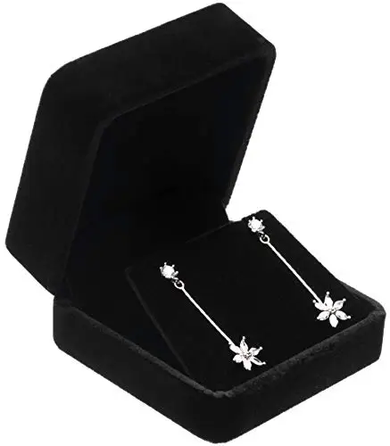 Modern Velvet Portable Earring Gift Boxes Jewelry Box