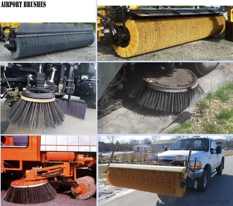 Sweeper Brush Gutter Broom Curb Broom Raw Materials Flat Steel Wires