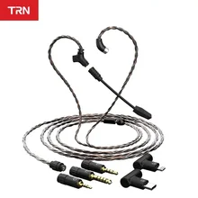 TRN RedChain Plus Gramr Gaming Earphone Upgrade Cable with Detachable Microphone 3.5mm 1.2M/2M Headphone