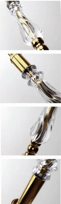 Indoor Crystal Balustrade Post - Stylish Safety Railings