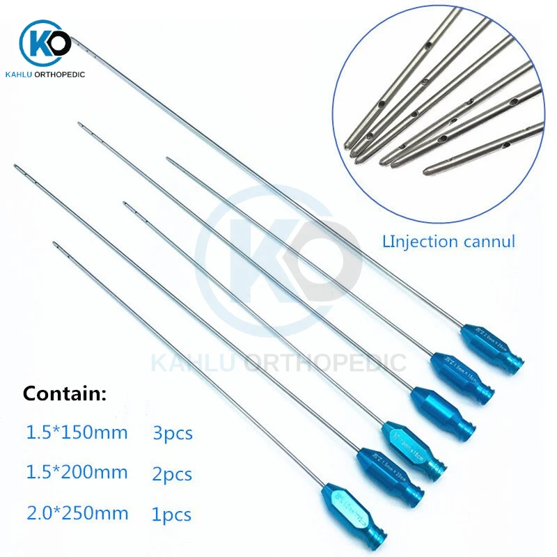 Liposuction Cannulas Water Injector Infiltration Cannulas Set Fat