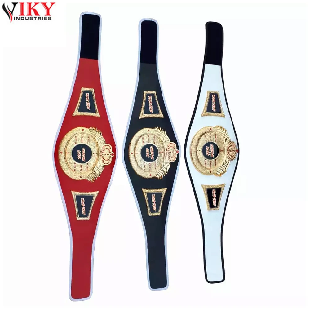 Custom Logo Boxing Championship Belt Wbc Wbo Martial Art/MMA Kick Boxing Championship Metal Plates Belt by VIKY INDUSTRIES
