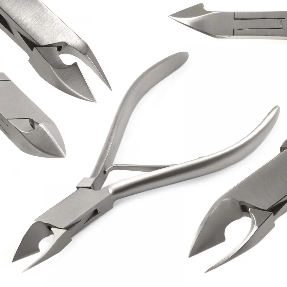 Professional Goldman Fox Fingernail And Cuticle Clipper Nipper Dual Function Cuts Podiatry Stock
