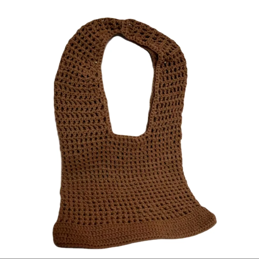 Ручной работы крючком сумки с вышивкой крестиком элегантный кружевной дизайн пряжи материал