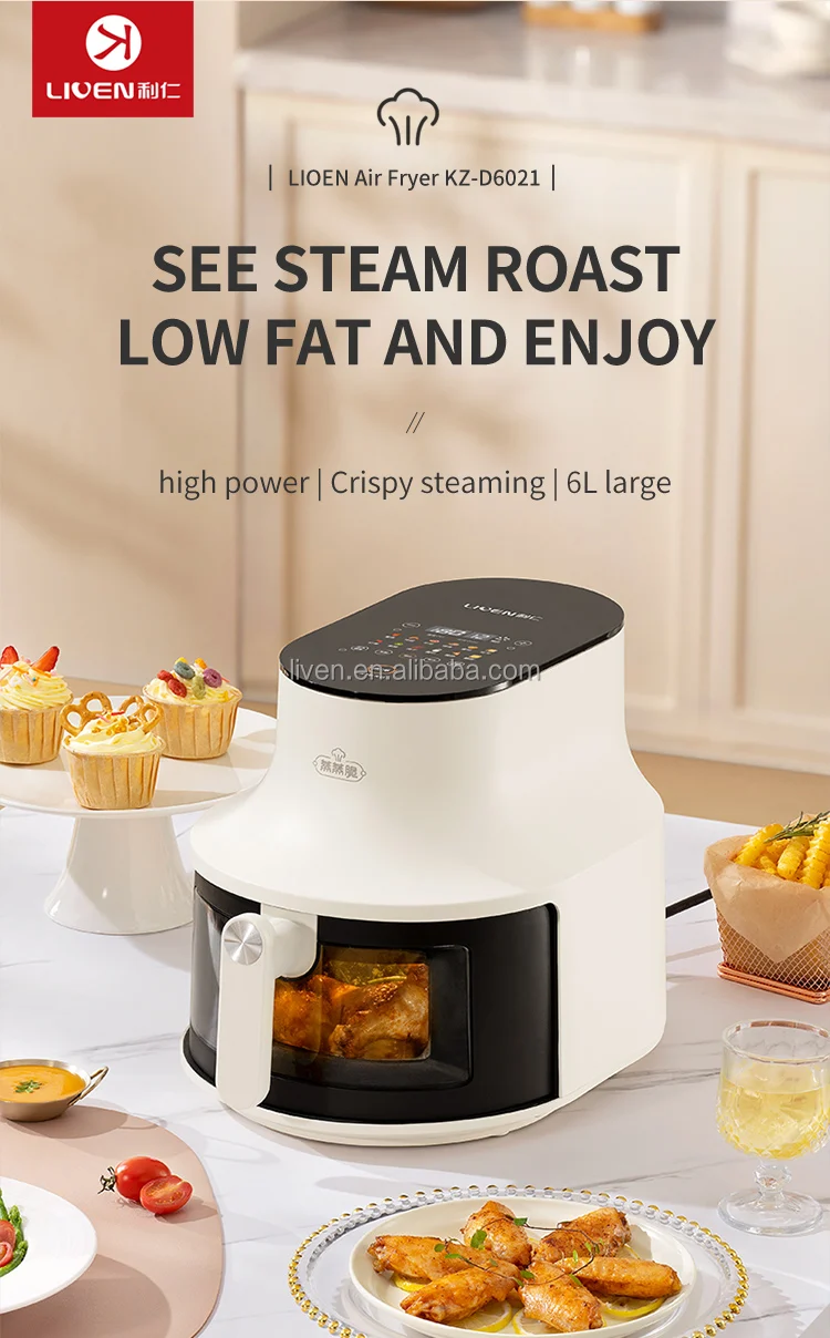 6l General Electric Round Deep Hot Multi Oil Free Air Fyrer Fryer With