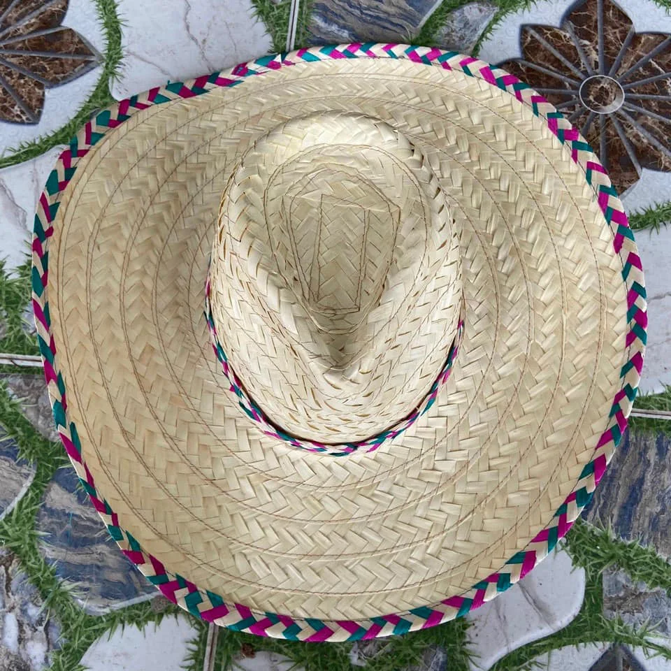 Natural Straw Unisex Traditional Festival Mexican Hats For Sun ...