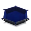 Blue Velvet and Black PU