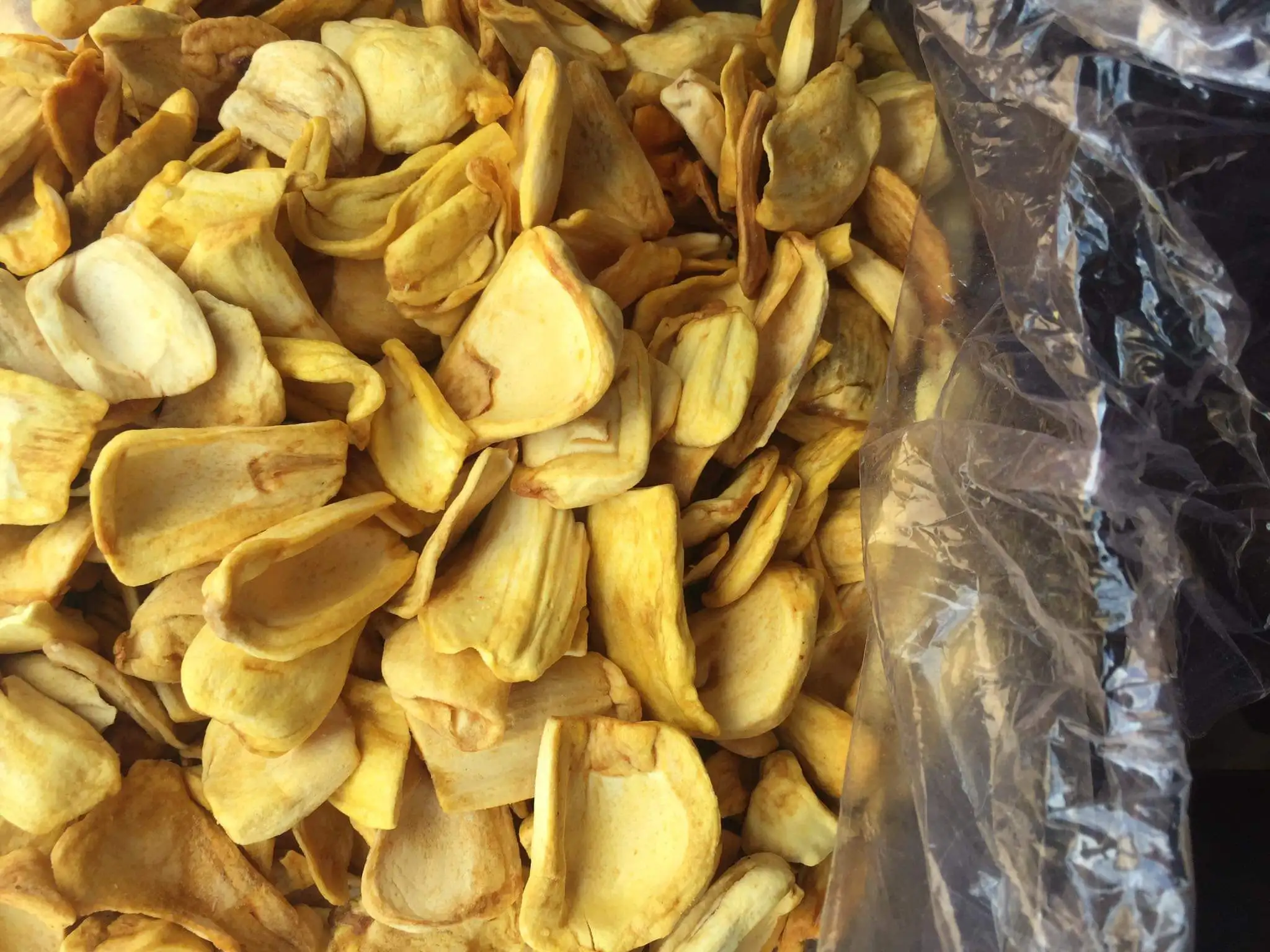 High Quality Dried Jackfruit Chips Snacks Crunchy Crispy Vf Drying