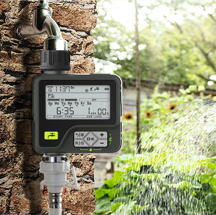 Outdoor Garden Irrigation Tools Intelligent Digital 1 Zone Programmable