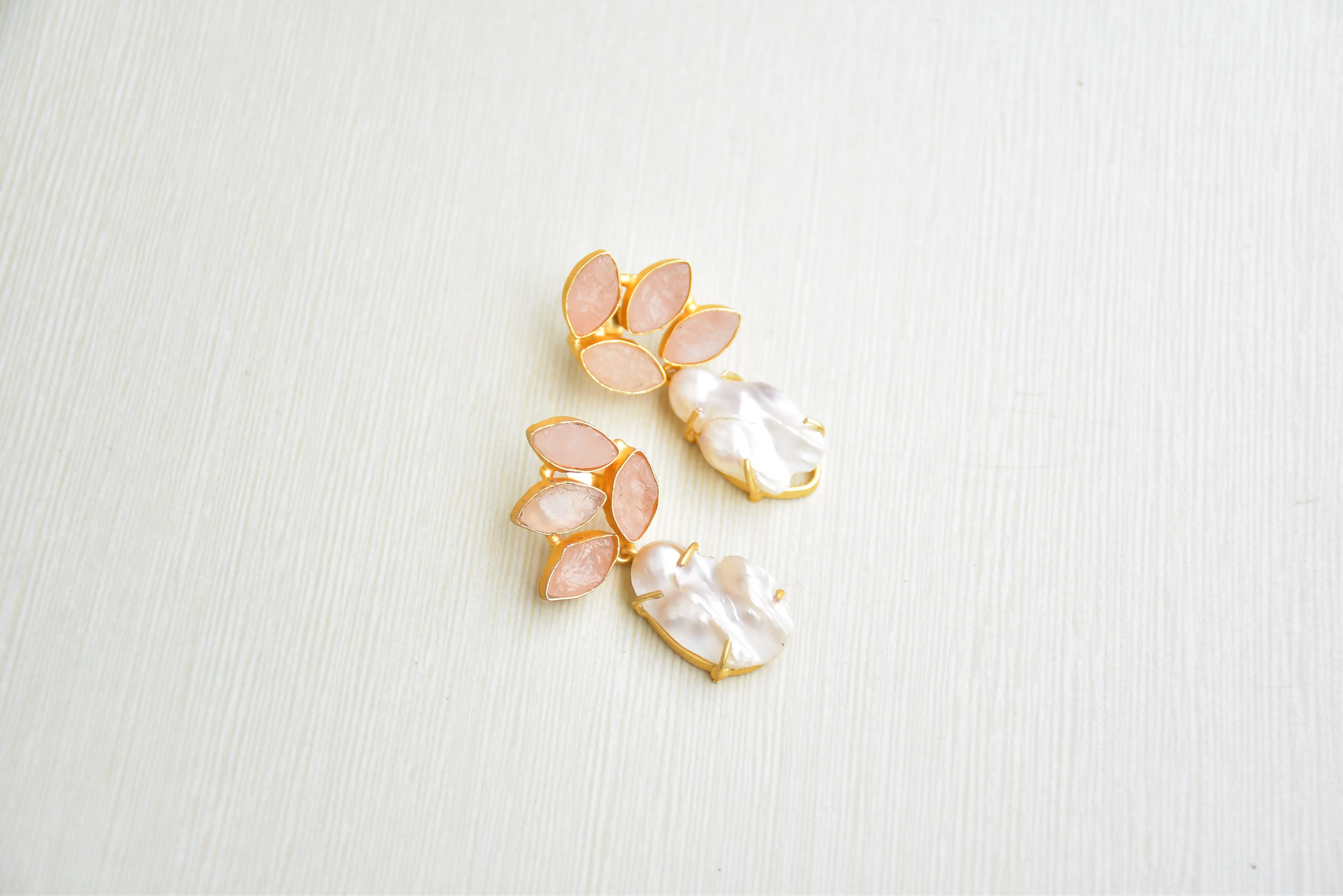 Natural Pearl Earring Manufacturer And Supplier Of Handmade Gold Plated