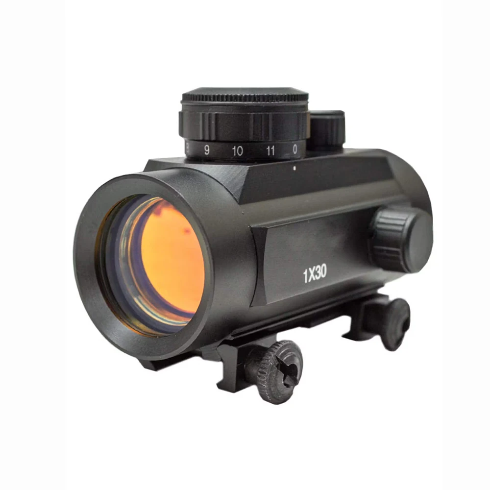 Factory Customize Reflex Sight 1x30 Red Green Dot Sight Scope With Four Pattern Tactical Hunting Scopes in Stock for Outdoor Use