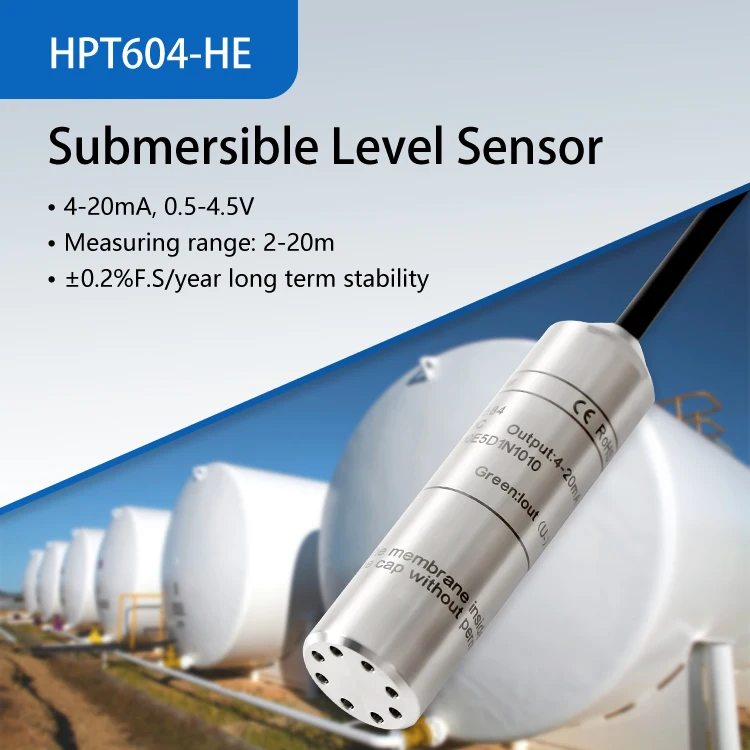 Digital Hydrostatic Analog Sewage Milk Tank Level Monitoring