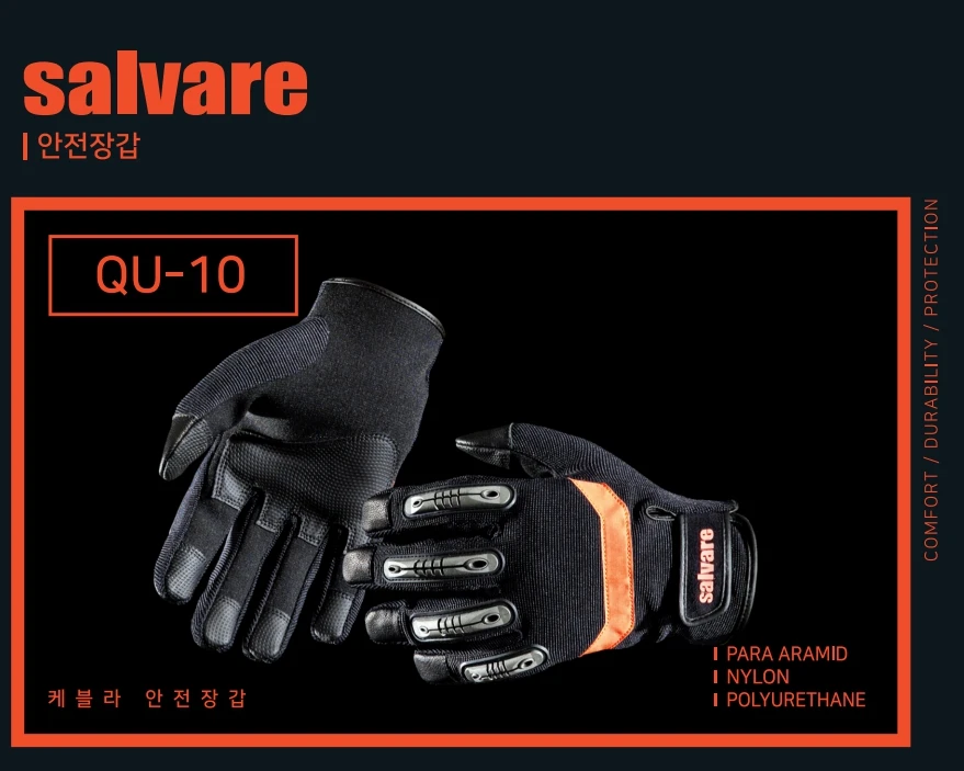 Summit2 Korean Pbi Firefighting Gloves Qu29 With 3 Layers,Flame