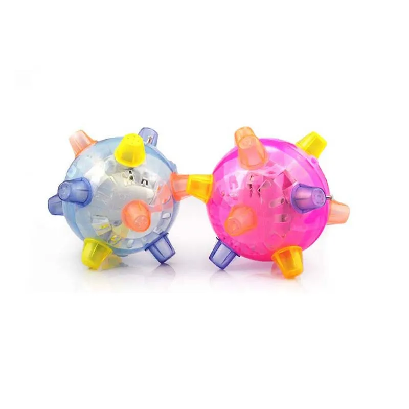 Светодиодная подсветка прыгающий танцующий музыкальный Мигающий Прыгающий шар забавная игрушка электрические игрушки танцевальные шары для детей и