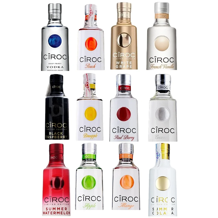 Ciroc Vodka,375ml,750 Ml,Ciroc Vodka Luxury French Vodka / Bor Whisky Weight Shelf Origin Type