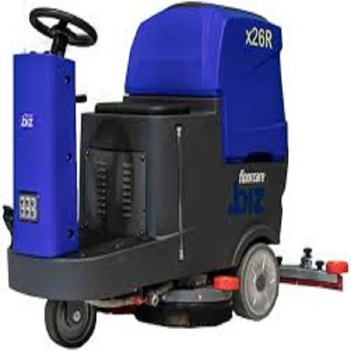 ET-100\ Battery Operated Car Type Ride on Floor Scrubber Commercial Tennis Court Floor Road Sweeper Machine