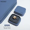 Caja de anillo azul
