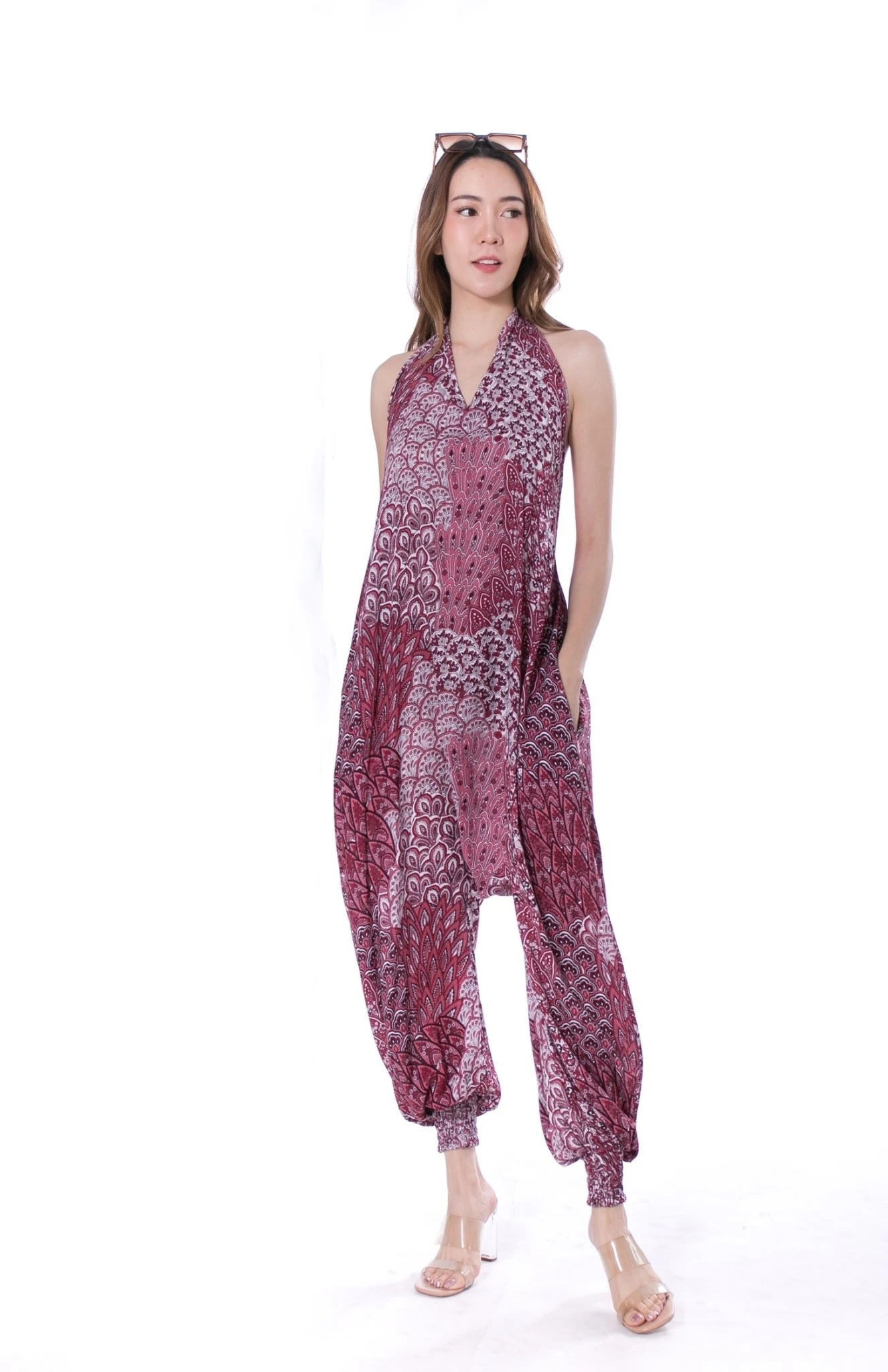 Harem Pants Boho Jumpsuit Plus Size Baggy Pants For Women Plus