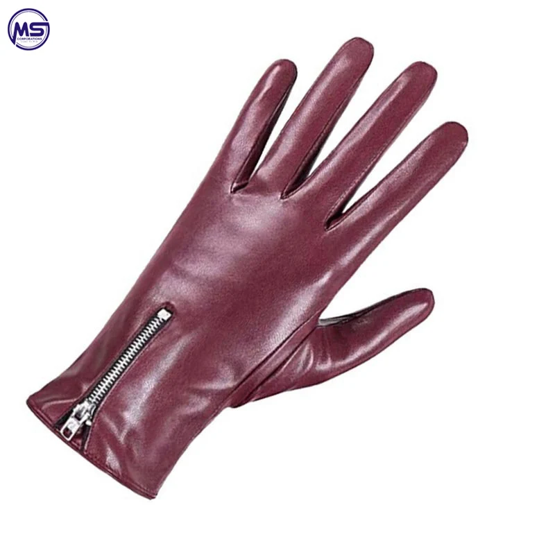 Высококачественное покрывало на весь палец, дизайн, лучшее качество, 2023 кожа, мужские Модные кожаные перчатки Оптом